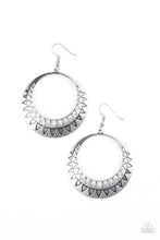 Load image into Gallery viewer, Rustic Rays - Silver Earrings