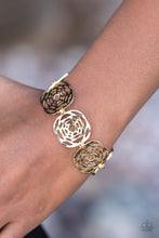 Load image into Gallery viewer, Prehistoric Posh - Gold Bracelet