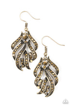 Load image into Gallery viewer, Fan The Flames - Brass Earrings