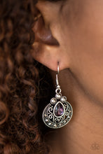Load image into Gallery viewer, Royal Refinery - Purple Earrings