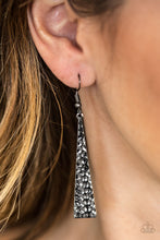 Load image into Gallery viewer, Wild Wildcat - Black Gunmetal Earrings