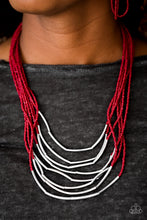 Load image into Gallery viewer, Living The GLEAM - Red Necklace