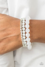 Load image into Gallery viewer, Beautiful Bravado - White Set of Bracelets