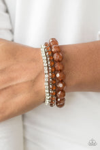 Load image into Gallery viewer, Beautiful Bravado - Brown Set of Bracelets