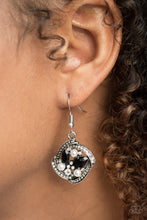 Load image into Gallery viewer, Prestigious Shimmer - Black Earrings