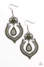 Load image into Gallery viewer, Congo Cadence - Green Earrings