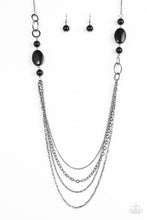 Load image into Gallery viewer, GLAMMED By Association - Black Necklace