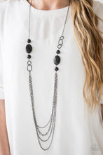 Load image into Gallery viewer, GLAMMED By Association - Black Necklace