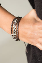 Load image into Gallery viewer, Hope For The Best - Brown Bracelet