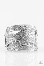 Load image into Gallery viewer, Life In The Glitter Lane - White Ring