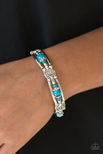 Load image into Gallery viewer, Happy Vibe, Happy Tribe - Blue Bracelet