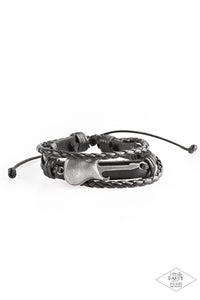Lead Guitar - Black Bracelet