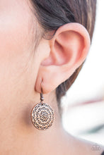 Load image into Gallery viewer, Sunflower Shimmer - Copper Earrings