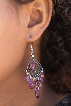Load image into Gallery viewer, Glamour Genie - Purple Earrings