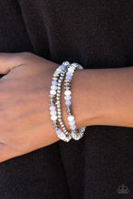 Load image into Gallery viewer, Shimmer Sensation - Purple Set of Bracelets