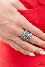 Load image into Gallery viewer, Lawbreaking Loot - Black Gunmetal Ring
