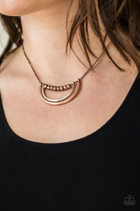 Artificial Arches - Copper (Mixed Metals) Necklace