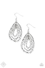 Load image into Gallery viewer, Metallic Meltdown - Silver Earrings