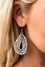 Load image into Gallery viewer, Metallic Meltdown - Silver Earrings