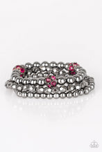 Load image into Gallery viewer, Noticeably Noir - Pink Set of Bracelets