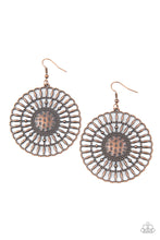 Load image into Gallery viewer, Rustic Groves - Copper Earrings