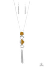 Load image into Gallery viewer, STRIPE Up a Conversation - Yellow Necklace