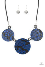 Load image into Gallery viewer, Viper Pit - Blue Necklace