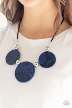 Load image into Gallery viewer, Viper Pit - Blue Necklace