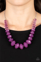 Load image into Gallery viewer, Happy-GLOW-Lucky - Purple Necklace