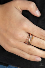 Load image into Gallery viewer, Stay In Your Lane - Copper Ring