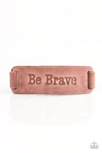 Load image into Gallery viewer, Put On A Brave Face - Brown Bracelet