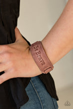 Load image into Gallery viewer, Put On A Brave Face - Brown Bracelet