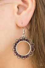 Load image into Gallery viewer, Bring Your Tambourine - Purple Earrings