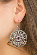 Load image into Gallery viewer, Catch A Chill - Purple Earrings