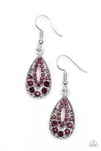 Load image into Gallery viewer, Money To Blow - Purple Earrings