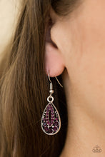 Load image into Gallery viewer, Money To Blow - Purple Earrings