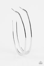 Load image into Gallery viewer, Center Of Eccentric - Silver Hoop Earrings