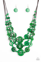 Load image into Gallery viewer, Bali Boardwalk - Green Necklace