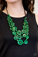 Load image into Gallery viewer, Bali Boardwalk - Green Necklace