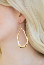 Load image into Gallery viewer, Melt Down - Gold Earrings