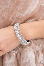 Load image into Gallery viewer, Mega Megawatt - White Hinged Bracelet
