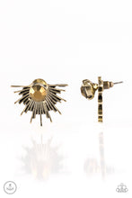 Load image into Gallery viewer, Dynamic - Brass Double-Sided Post Earrings
