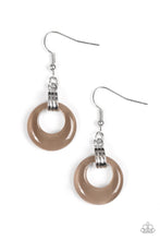 Load image into Gallery viewer, Look High and GLOW - Brown Earrings