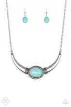 Load image into Gallery viewer, Cause A STEER - Blue Necklace
