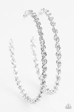 Load image into Gallery viewer, Street Smart - Silver Hoop Earrings