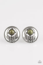 Load image into Gallery viewer, The Four Corners - Green Post Earrings