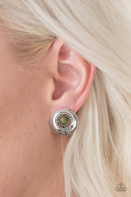 Load image into Gallery viewer, The Four Corners - Green Post Earrings