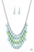 Load image into Gallery viewer, Delhi Diva - Blue Necklace
