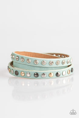 Catwalk Casual - Blue Bracelet