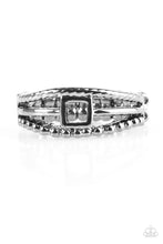 Load image into Gallery viewer, A Square Deal - Black Gunmetal Ring